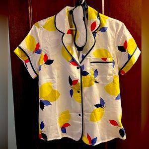 Kate Spade Women’s Silk Pajama Set, Small